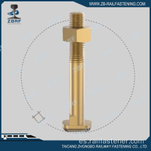 Perno de leva con tuerca hexagonal según NF F50-010